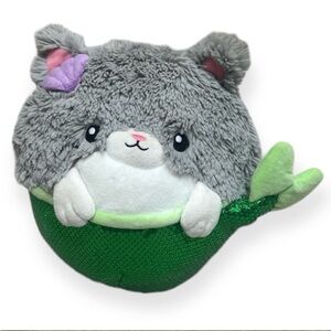 Squishable Mini Mermaid Kitty with Sequins Body